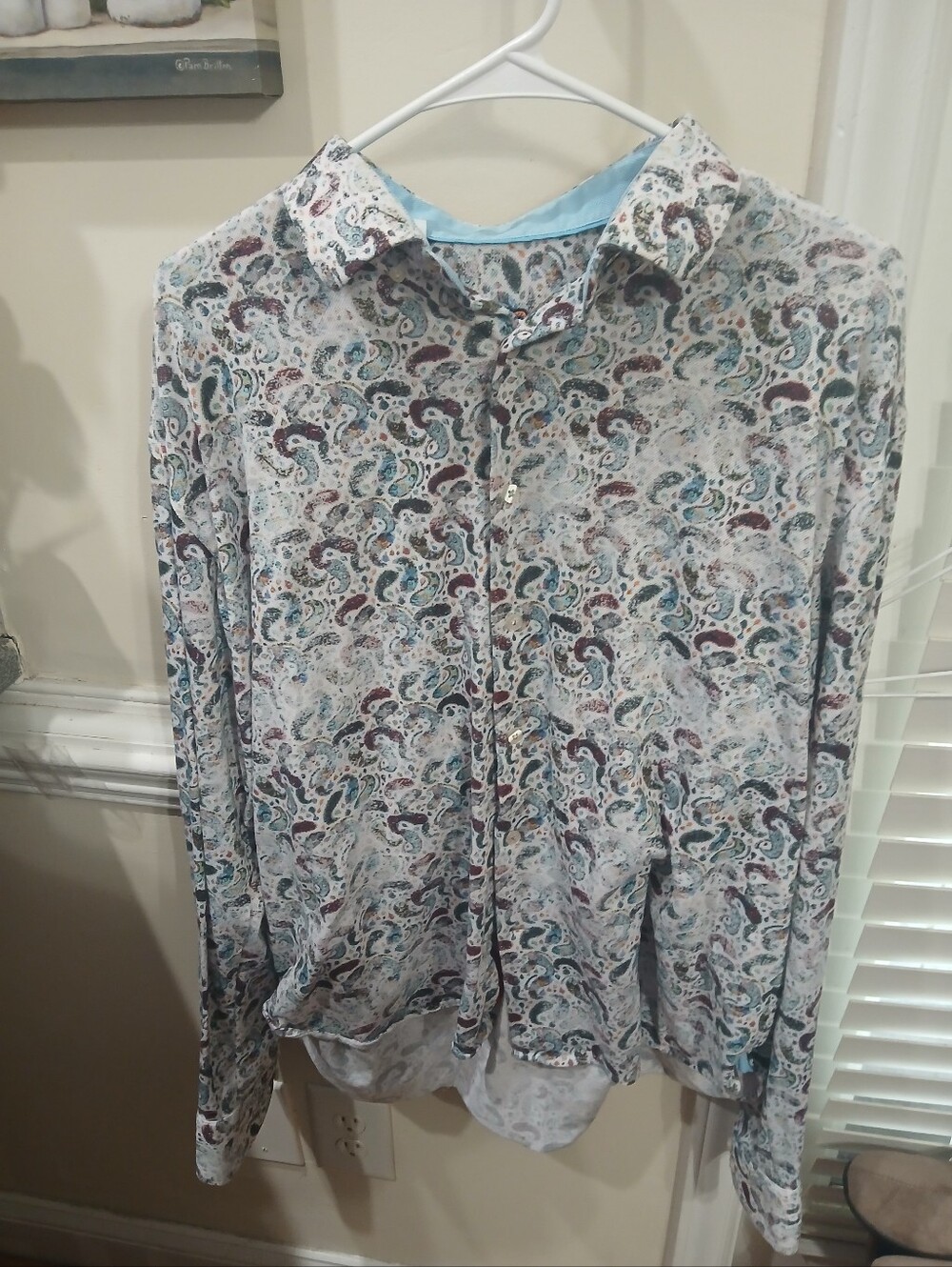 Luciano Visconti Abstract Button Shirt